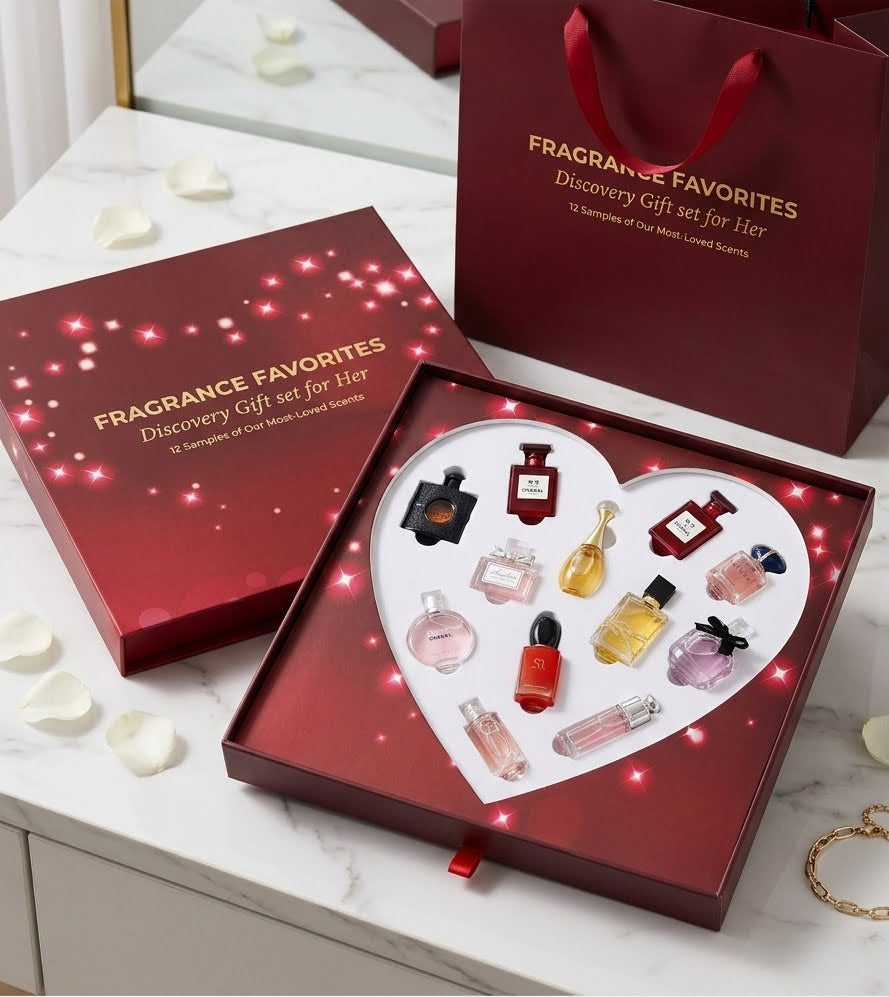 12-Piece Mini Perfumes Gift Set For Her